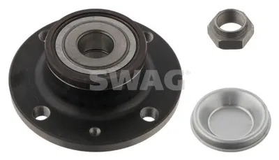 Produktbild von SWAG Radlagersatz Hinten Links Hinten Rechts passend für PEUGEOT 206 Schrägheck (2A/C) Schrägkugellager 129mm 62 93 1185