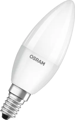 Produktbild von OSRAM LED Kerzenlampe matt E14 4,9W 470lm warmweiss 2700K wie 40W