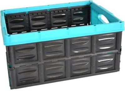 Produktbild von Přepravka skládací 53x40x26cm, nosnost 25kg, plast, mix barev