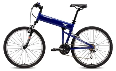 Produktbild von Express Fahrrad, Blau, 18 Zoll, mit DirectConnect Faltsystem, 14,5 kg
