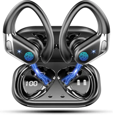 In-Ear-Kopfhörer Kabellos Bluetooth 5.4 in Ear Kopfhörer mit CVC8.0, Earbuds 50H IPX7 Wasserdicht Ohrhörer für Joggen/Running,mit USB-C