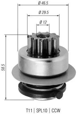 Obrázok produktu pre Pastorky, štartér MAGNETI MARELLI 940113020260