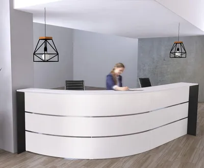 Produktbild von Bogentheke Bari für 1-2 Personen weiß
