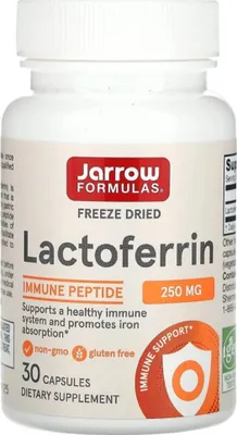 Productafbeelding van Jarrow Formulas lactoferrine 250 mg 30 capsules 9000