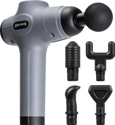 Produktbild von Einheitsgröße STR-55|SPORTINATOR "Level Up" Massagepistole inkl. Zubehör grau