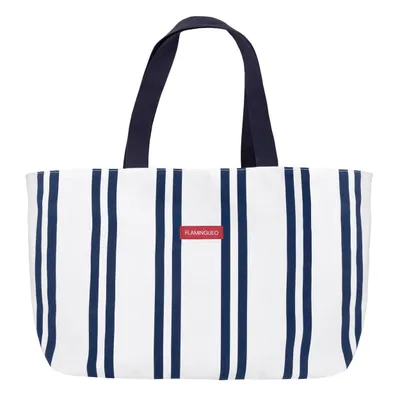 Produktbild von Große Reisetasche polyester blau streifen