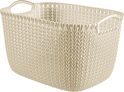 Immagine prodotto di Curver Knit Storage Basket dimensioni L 19 l bianco
