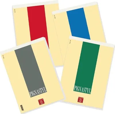Produktbild von Pigna 0213748BI Notizbuch A4 70 Blätter Mehrfarbig