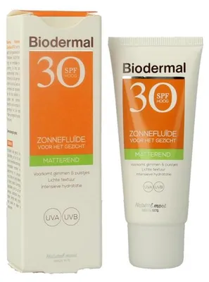 Produktbild von Biodermal Sonnenschutzfluid mit mattierender Wirkung LSF 30 (40 ml)