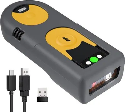 Immagine prodotto di Scanner manuale - Senza fili - Veloce - Legge codici 1D e 2D - Batteria da 49 ore - Nero