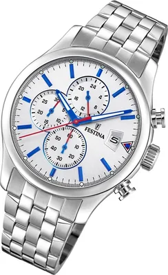 Produktbild von Festina Herren Uhr Chronograph F20374/1 Edelstahl Armbanduhr silber UF20374/1