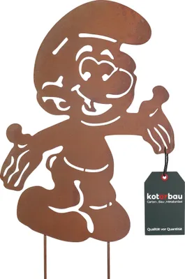 Produktbild von KOTARBAU® Gartendekoration Rostfiguren 55 cm Zwerg Weihnachtsdeko Garten Ecorost Gartenstecker Weihnachten Gartenfiguren & Gartenstatuen Roststecker Gartendeko für Draußen Edelrost