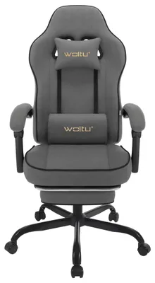 Obrázok produktu pre Herná stolička – s opierkou nôh – kancelárska stolička – ergonomická – nastaviteľná – nosnosť 150 kg
