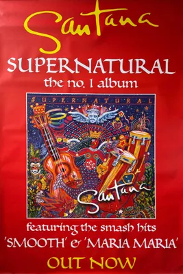 Immagine prodotto di Santana - Supernatural - 1999 - Locandina/Poster - 100x152 cm