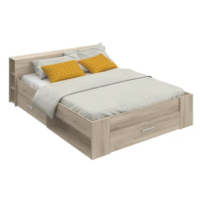 Obrázek produktu pro Multifunkční postel 160x200 POCKET dub
