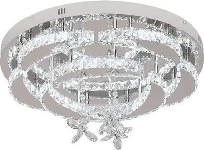 Produktbild von Kristall-Kronleuchter Deckenlampe, Fernbedienung dimmbar, modernes Design, Stil 2, Helligkeitsdimmung