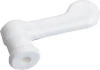 Produktbild von HBS Vorreiber Nr. 4100/K weiß 14 mm