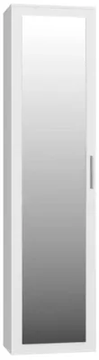 Produktbild von Topeshop DUO SZAFKA BIEL, Weiß, Toilette, 2 Regale, 1 Tür(en), Weiß, Partikelbord