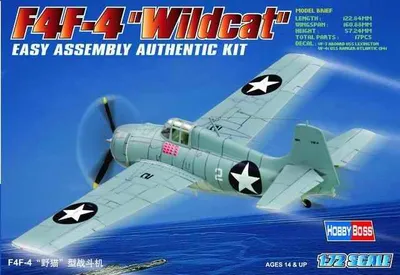 Produktbild von Hobby Boss F4F-4 ''Wildcat'' 1:72, 80220