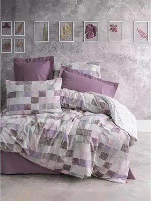 Produktbild von Bettwäsche-Set, 220 x 240 cm, 100% Baumwolle Renforcé, 2 Kissenbezüge 60 x 60 cm, Rosa/Weiß Pigmentdruck