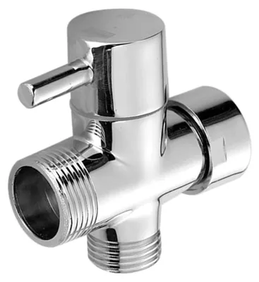 Obrázek produktu pro Masivní mosazný třícestný ventil pro sprchu - T-kus s přípojkou G1/2"