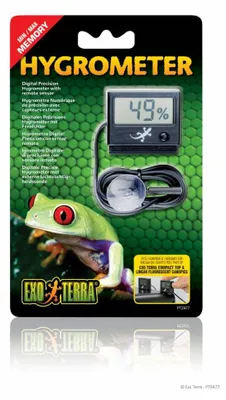 Productafbeelding van Exo Terra Digitale hygrometer | externe sensor | min/max geheugen