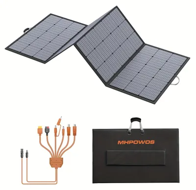 Obrázok produktu pre Skladacie solárne panely - Prenosné solárne panely - Solárne panely - Solárna nabíjačka - Solárna energia - Výkon 400 W