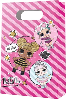 Immagine prodotto di Procos 90861P Sacchetti regalo L.O.L. -4 pezzi, rosa