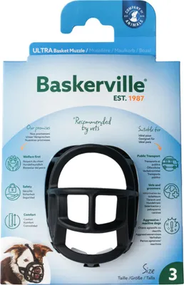Produktbild von The Company of Animals Maulkorb Baskerville Ultra Muzzle, Größe: 3