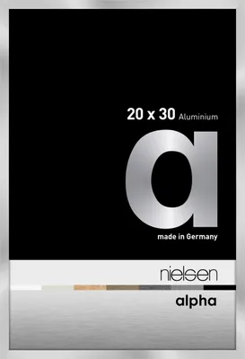 Obrázok produktu pre Hliníkový rám na fotografie Nielsen Alpha 20 x 30 cm, strieborný
