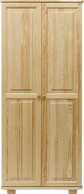 Produktbild von Kleiderschrank Holz natur 008 - Abmessung 190 x 90 x 60 cm (H x B x T)