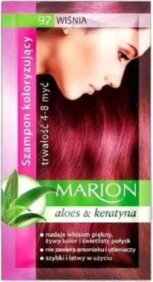 Zdjęcie produktu dla Marion Szamponetka Koloryzująca Do Włosów Wiśnia 97 Bez Amoniaku