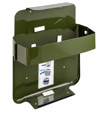 Produktbild von GELG Kanisterhalterung für Metall Benzinkanister 20 Liter  Grün  (ral 6003 )