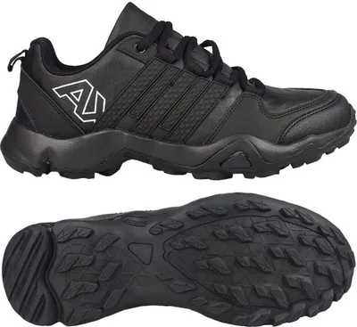 Produktbild von Herren Trekkingschuhe Kunstleder Wanderschuhe Sportschuhe Coppi Schwarz Gr.42