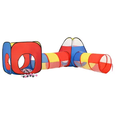 Image de vidaXL Tente de jeu avec 250 balles Multicolore 190x264x90 cm