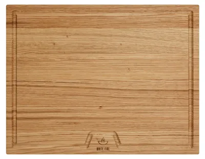 Productafbeelding van Snijplank van eikenhout, 45 x 35 x 2,5 cm, voor in de keuken