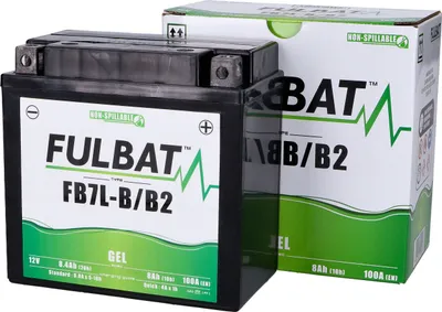 Obrázek produktu pro FULBAT FUL GEL baterie - FB7L-B / FB7L-B2 / YB7L-B / YB7L-B2 (gelová, bezúdržbová)