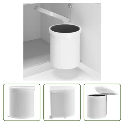 Produktbild von The Living Store Küchen-Einbau-Mülleimer Kunststoff 12 L