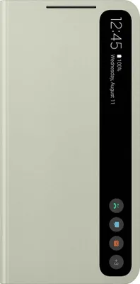 Immagine prodotto di Custodie Samsung Ef-Zg990Cmegee S21 Fe 5G G990 Oliwkowy/Olive Green Clear View Cover