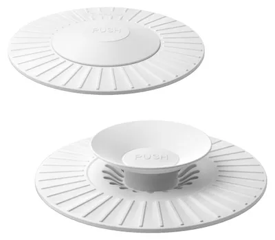 Produktbild von 2-in-1 Silikon-Abflussabdeckung – Abflussstopfen und Sieb in einem