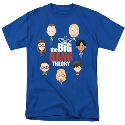Immagine prodotto di Maglietta "Big Bang Theory" – Modello unisex, taglia XXL, colore blu Königsblau
