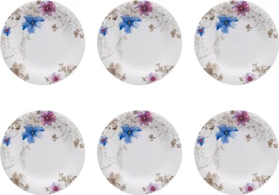 Produktbild von Villeroy & Boch Mariefleur Gris Basic 6er Set Speiseteller rund D. 27cm