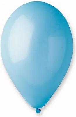 Immagine prodotto di Palloncini blu pastello, G90, 25 cm, 10 pz.