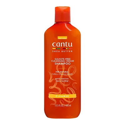 Produktbild von Cantu Shea Butter Sulfate-Free Cleansing Cream Shampoo Reinigungsshampoo für lockiges und krauses Haar 400 ml