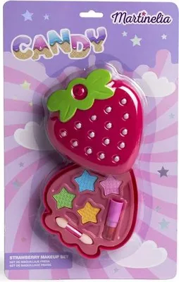 Zdjęcie produktu dla Zestaw do makijażu dla dziewczynek, cień do powiek, szminka, Strawberry Martinelia, 1 szt.