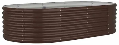 Immagine prodotto di VIDAXL -Planungsbox 152x80x36 cm Pulver -Stahlbraun