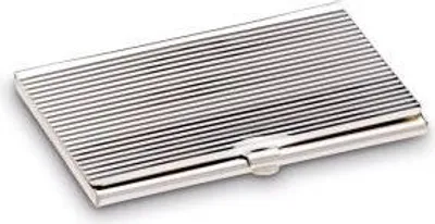 Produktbild von Visitenkartenetui, Rillenoptik, 9,5 x 5,5 x 0,5 cm