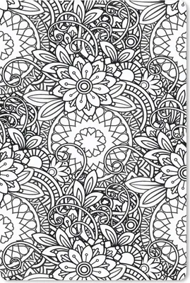 Produktbild von MuchoWow® Mauspad Mousepad Mandala - Zentangle - Muster 18x27 cm - Mousepads - Maus Mat - Pad - Mausunterlage