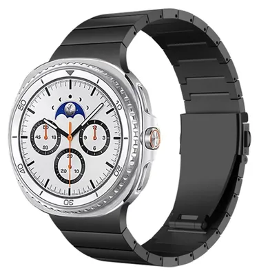 Immagine prodotto di Per Samsung Galaxy Watch 8 / 8 Classic Bracciale in acciaio inossidabile One Bead Design Nero