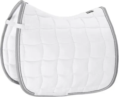 Produktbild von Eskadron Performance Contrast Basics Schabracke, Größe:Pony Dressur, Farbe:weiß